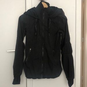 Black lululemon zip up jacket